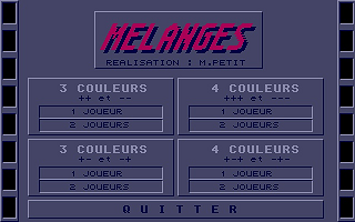 Mélanges — screenshot 1